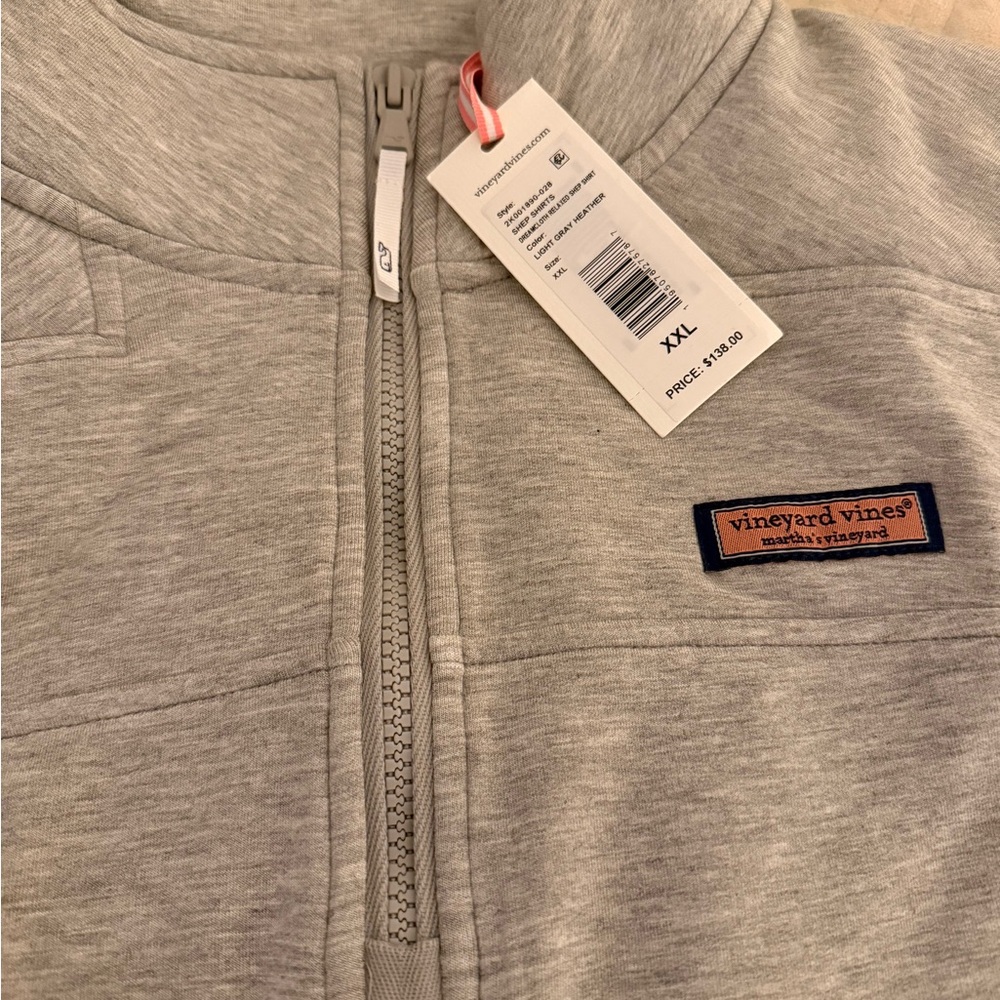 Vineyard Vines Heather Gray Women's Crew Neck Sweater - Picture 3 of 5